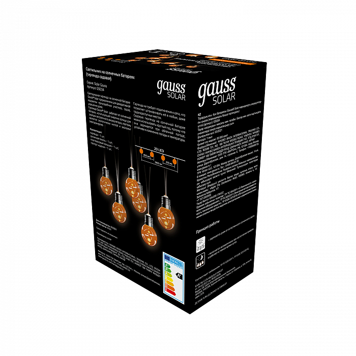 Уличный светильник Gauss GS034