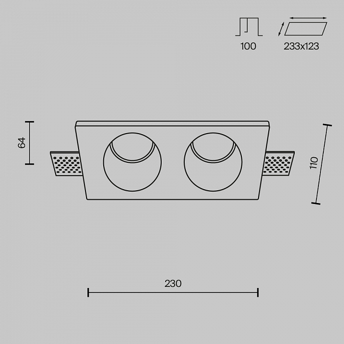 Светильник Technical DL002-1-02-W