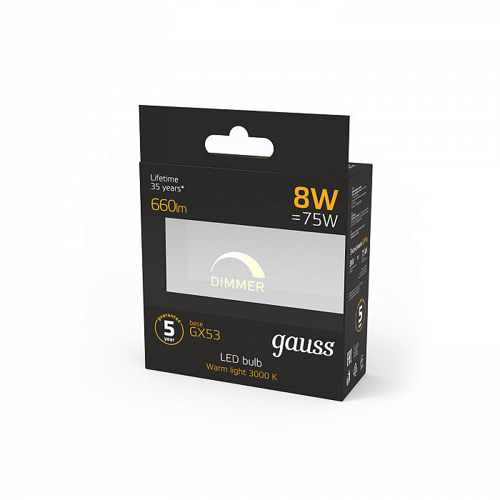 Лампочка Gauss 108408108-D