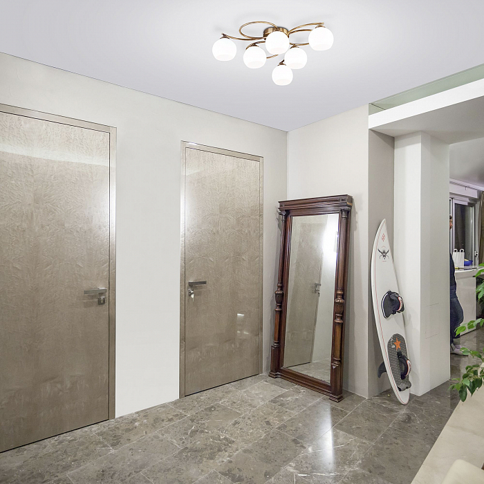 Люстра Eurosvet 30144/6 античная бронза