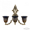 Бра Bohemia Ivele Crystal 7211B15/3/210 GB P2 U Amber-Blue/H-1K