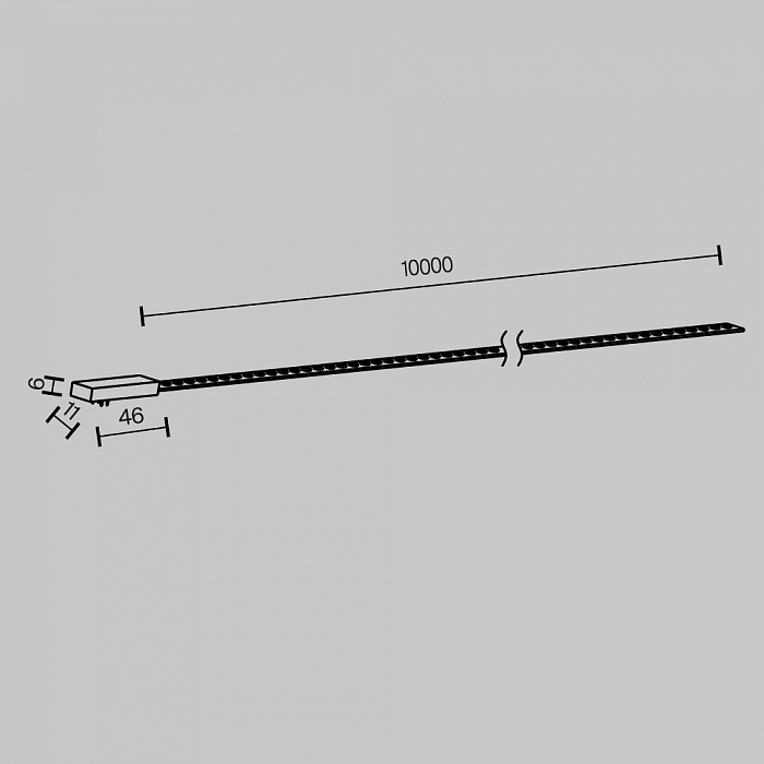 Трековая система Technical TR160-1-100W3K-10B