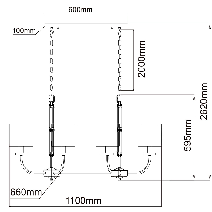 Люстра CHIARO 386017108
