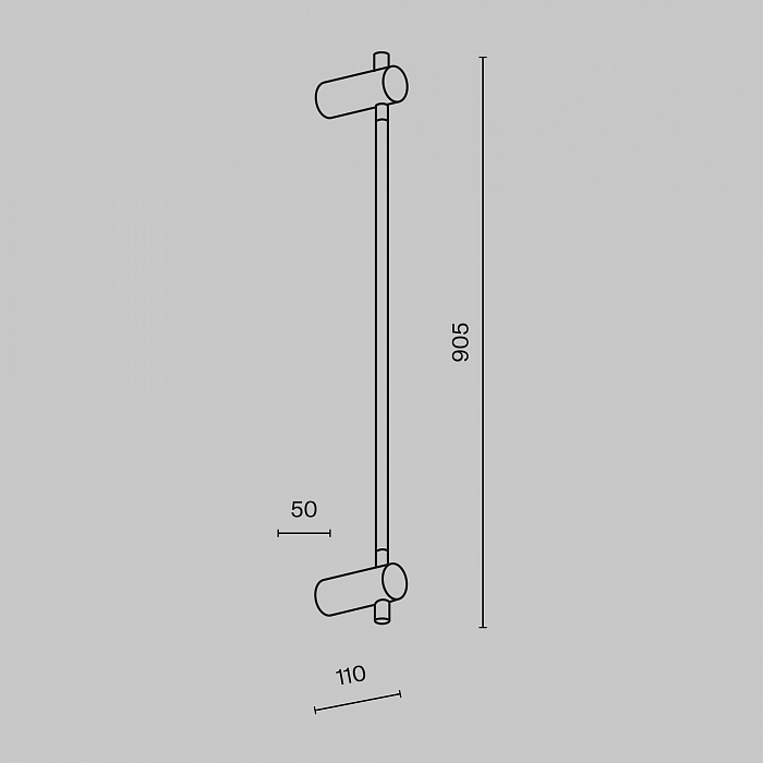 Бра Maytoni MOD413WL-L8B3K