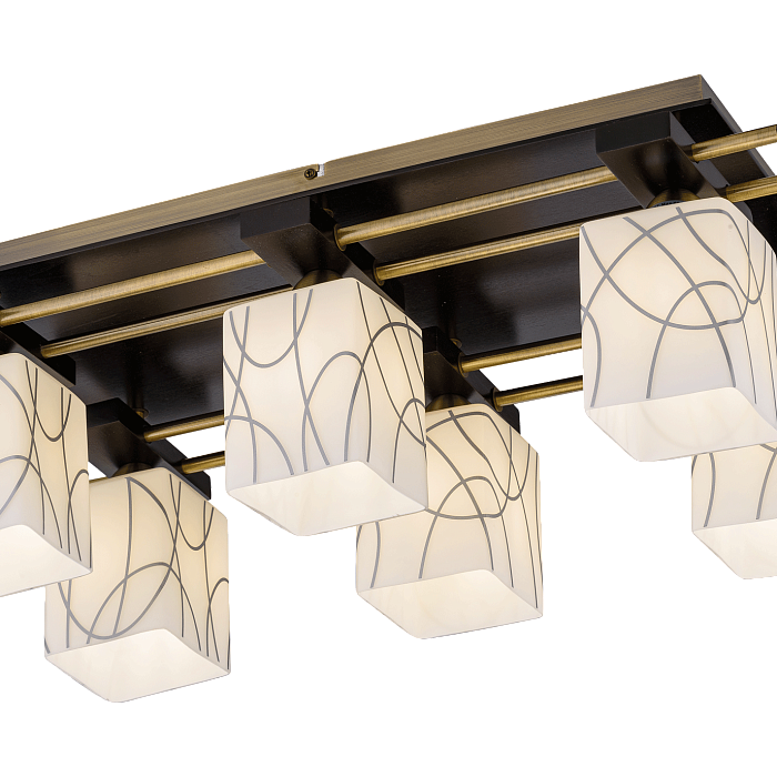 Люстра Sfera Sveta 85662/6C AB+RED