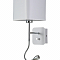 Бра Crystal Lux PACO AP2 CHROME/WHITE
