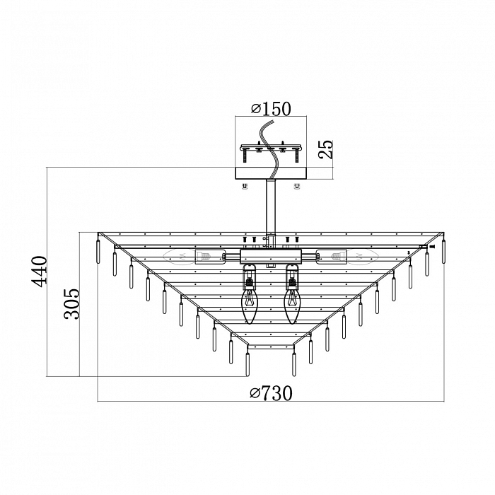 Светильник Maytoni MOD130CL-14G