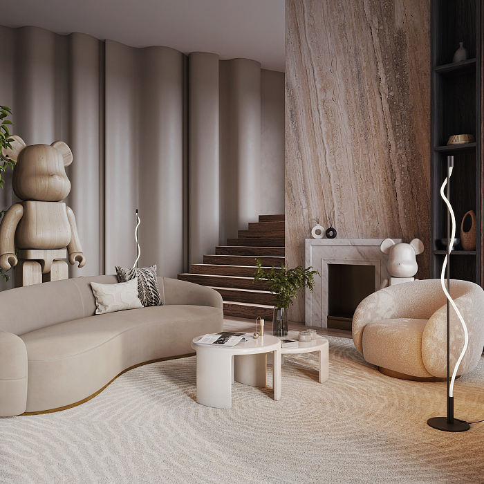 Торшер Maytoni MOD166FL-L15B3K