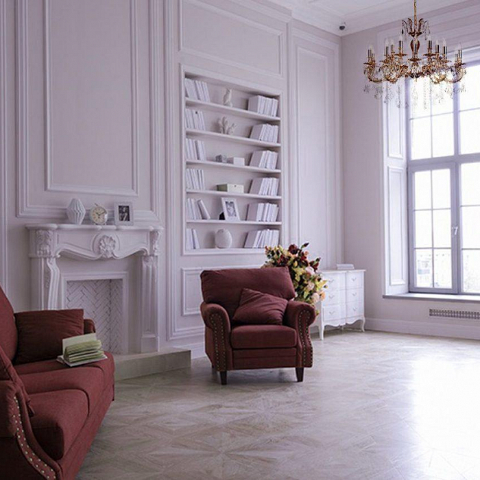 Люстра Lucia Tucci BARLETTA 122.10.5 coffe gold