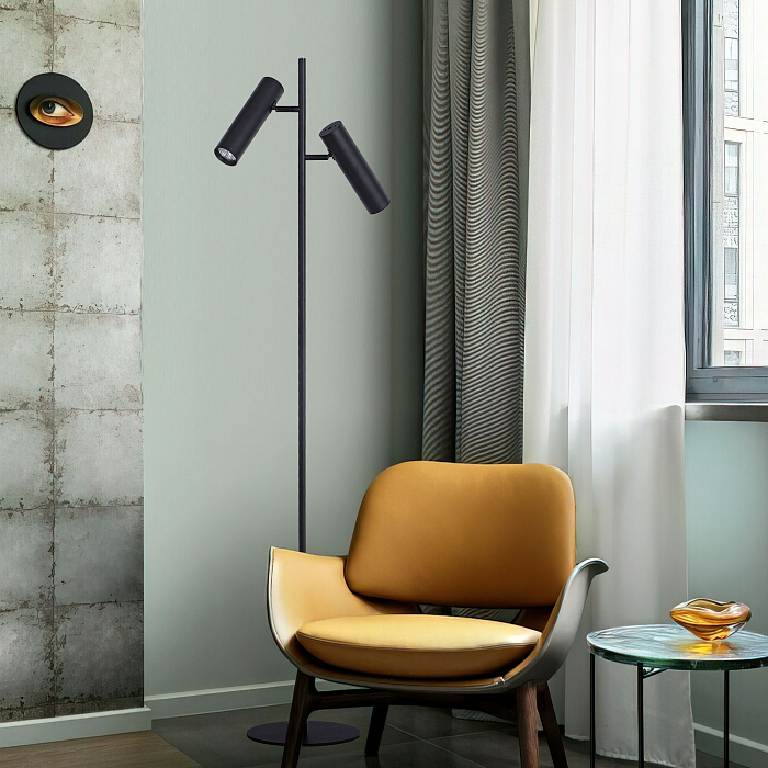 Торшер Eurosvet 01087/2 черный