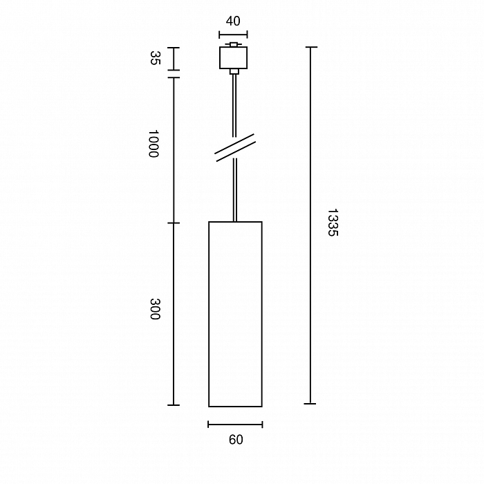 Трековая система Technical TR025-1-GU10-W