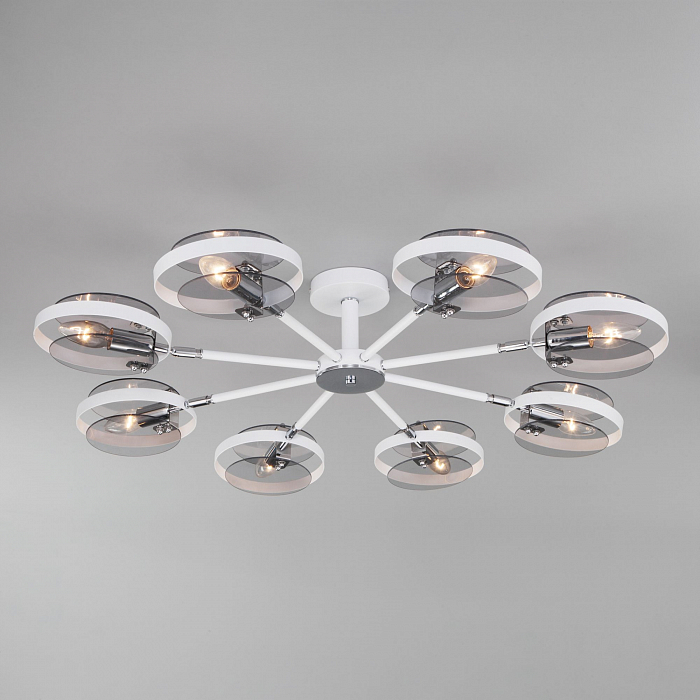 Люстра Eurosvet 70121/8 белый Smart