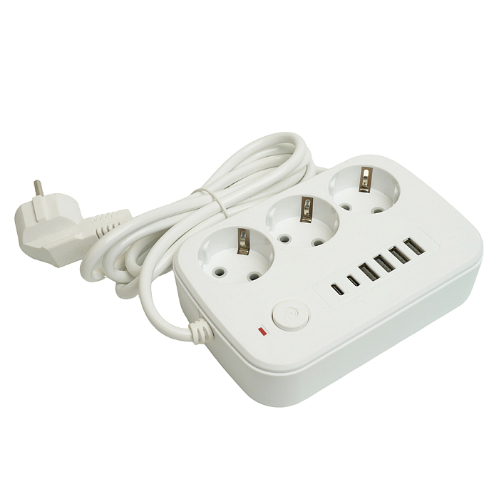 Удлинитель/сетевой фильтр STEKKER 49972