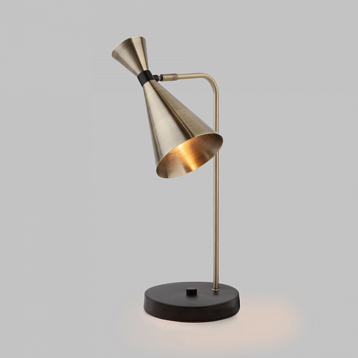 Настольная лампа Bogate's 01109/1 латунь / черный