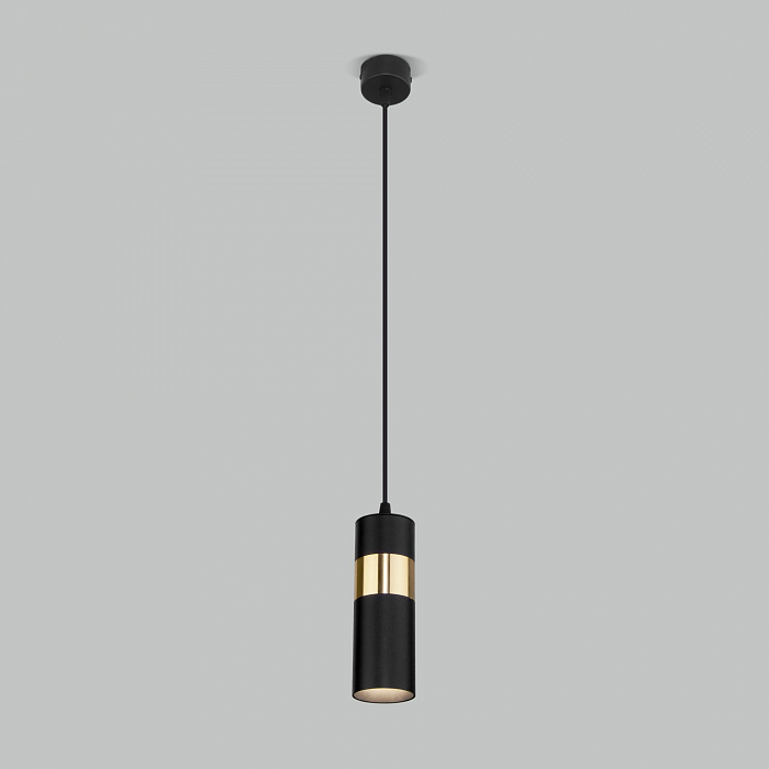 Люстра Eurosvet 50096/1 черный/золото