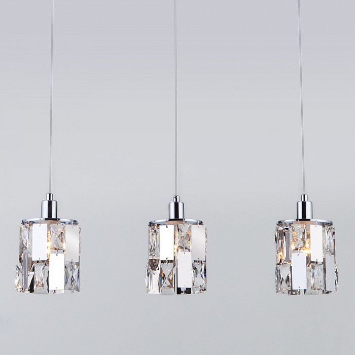 Люстра Eurosvet 50101/3 хром