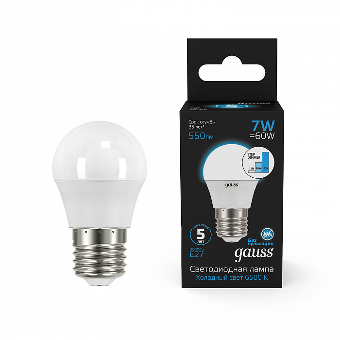 Лампочка Gauss 105102307-S