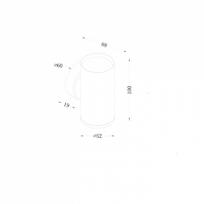 Бра Maytoni C068WL-01B
