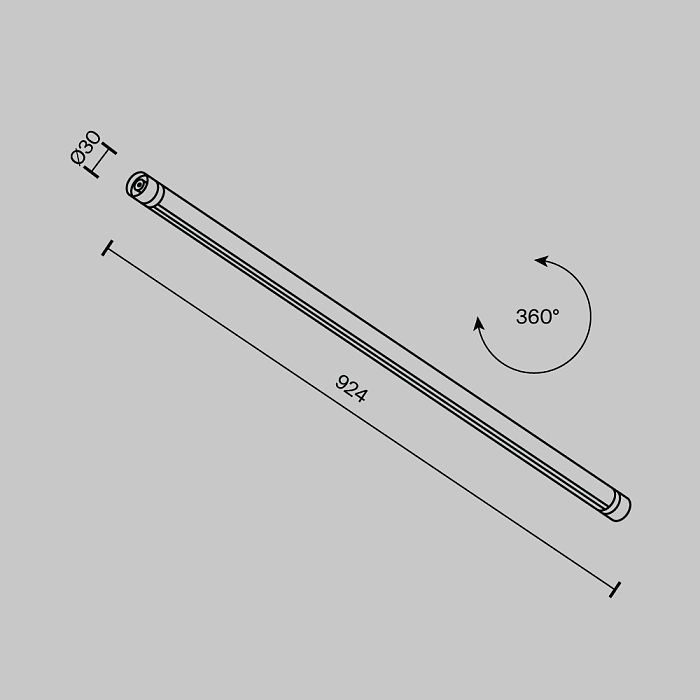 Трековая система Technical CA012-TRX-900-B