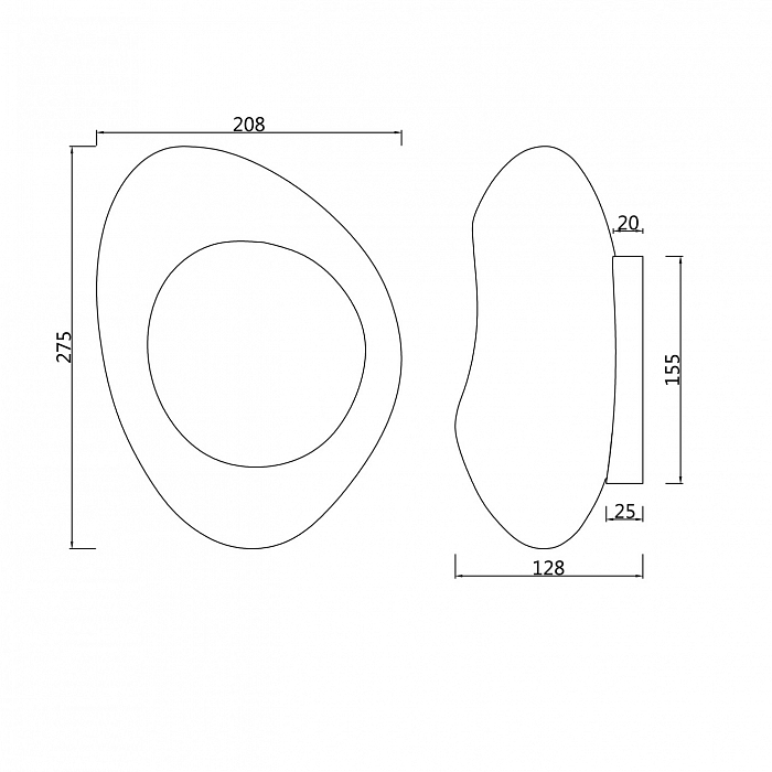 Бра Maytoni MOD306WL-01G