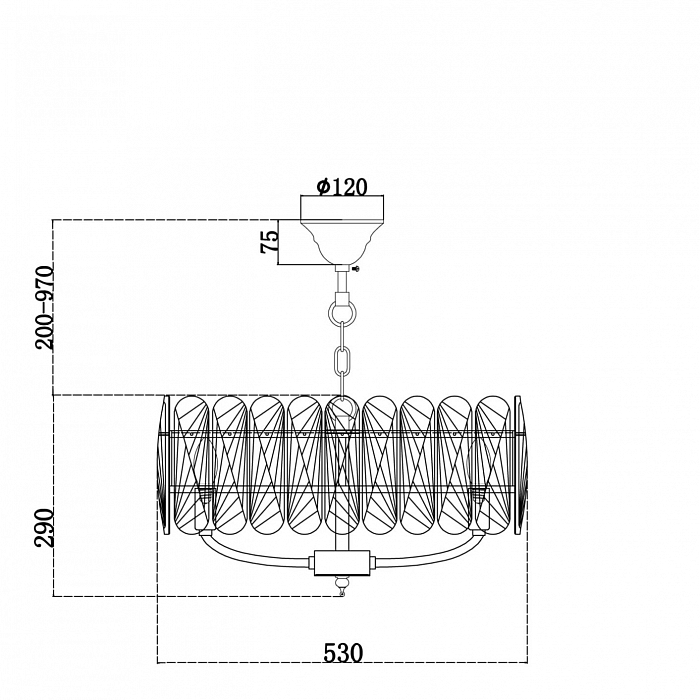 Светильник Maytoni MOD122PL-06BS