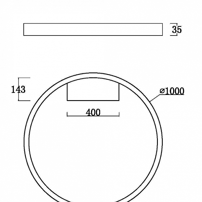 Светильник Maytoni MOD058CL-L65B3K