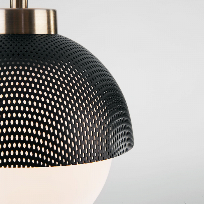 Люстра Eurosvet 50106/1 античная бронза/черный