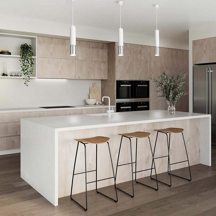 Люстра Eurosvet DLN108 GU10 белый/серебро