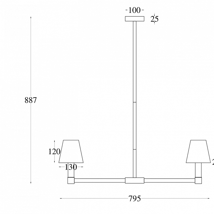 Светильник Maytoni MOD104PL-07B