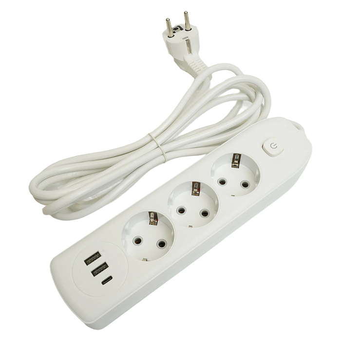 Удлинитель/сетевой фильтр STEKKER 49970