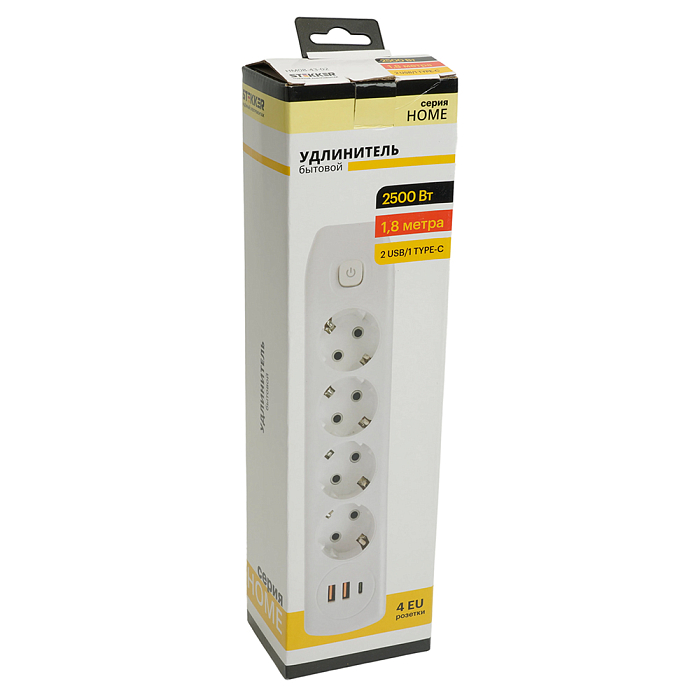 Удлинитель/сетевой фильтр STEKKER 49971