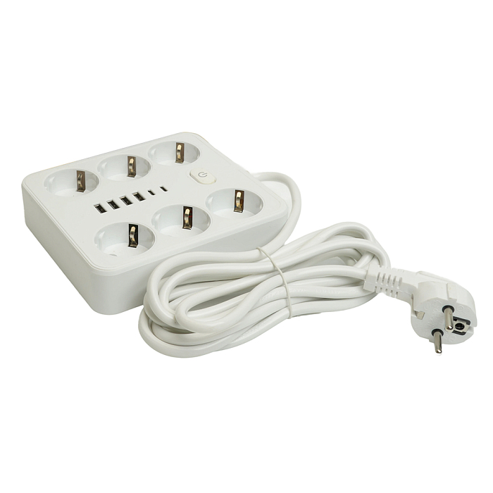 Удлинитель/сетевой фильтр STEKKER 49982