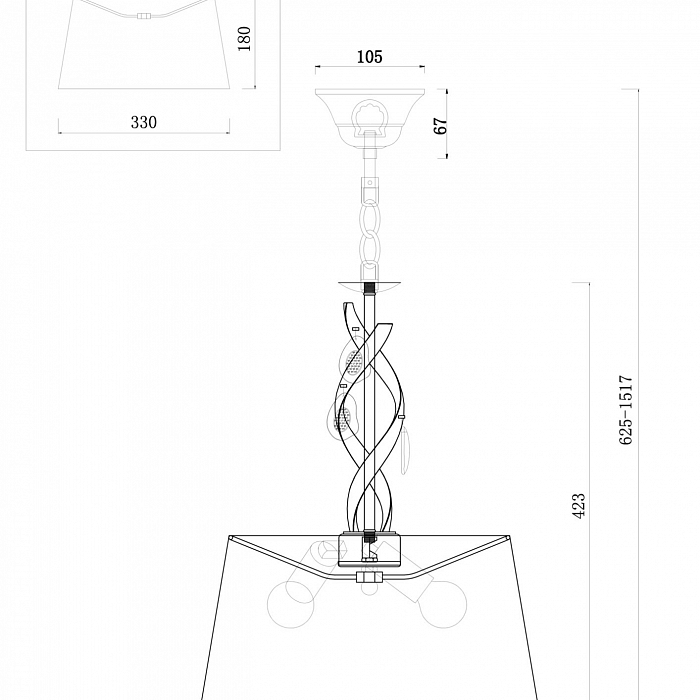 Светильник Freya FR2001PL-03G