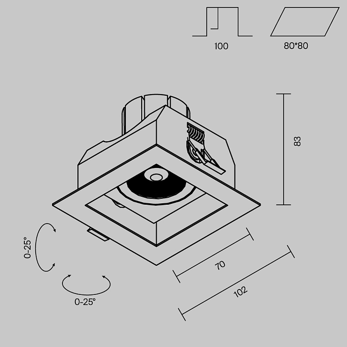 Technical DL008-12W2.7-3-4K-W