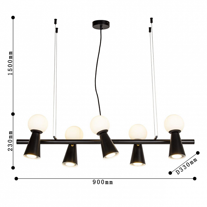 Люстра Favourite 4095-5P