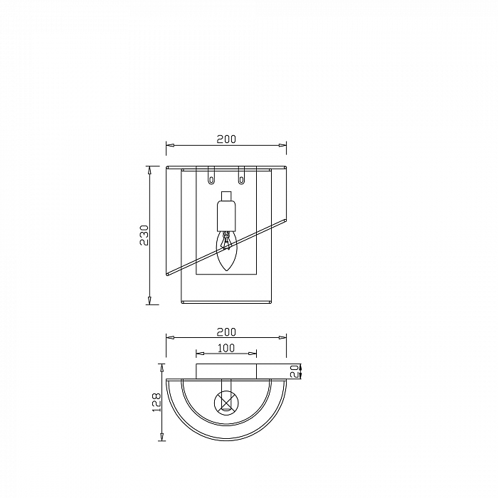 Бра Freya FR5171WL-01BS