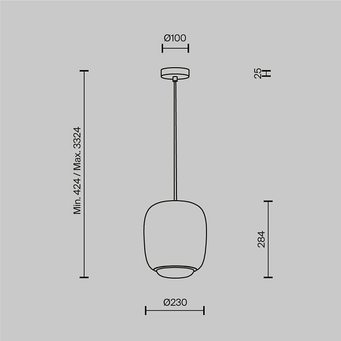 Maytoni MOD466PL-L12GR3K