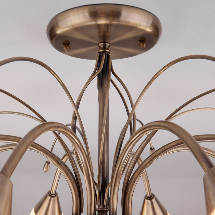 Люстра Eurosvet 30280/8 античная бронза