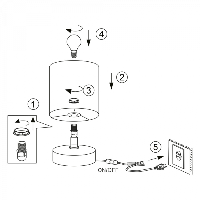 Настольная лампа Rivoli 7070-502