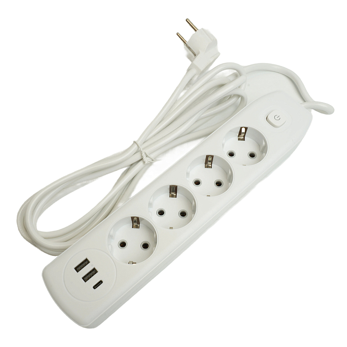 Удлинитель/сетевой фильтр STEKKER 49978